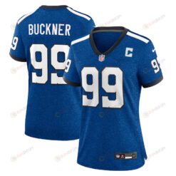 DeForest Buckner 99 Indianapolis Colts Indiana Nights Alternate Game Women Jersey - Royal