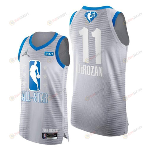 DeMar DeRozan 2022 All-Star Grey Blue 75th Jersey Bulls 11 - Men