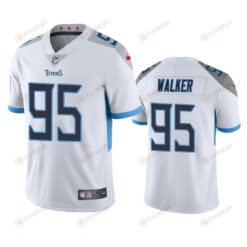 DeMarcus Walker 95 Tennessee Titans White Vapor Limited Jersey