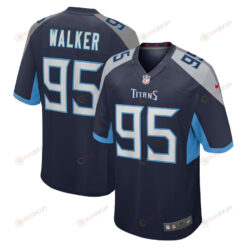 DeMarcus Walker Tennessee Titans Game Player Jersey - Navy