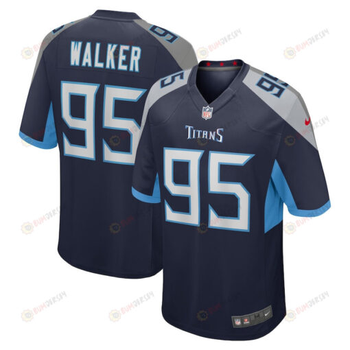 DeMarcus Walker Tennessee Titans Game Player Jersey - Navy