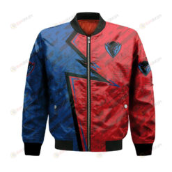 DePaul Blue Demons Bomber Jacket 3D Printed Abstract Pattern Sport