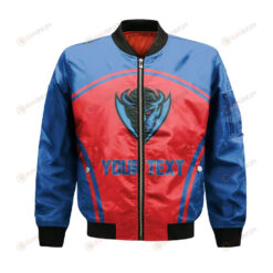 DePaul Blue Demons Bomber Jacket 3D Printed Curve Style Sport