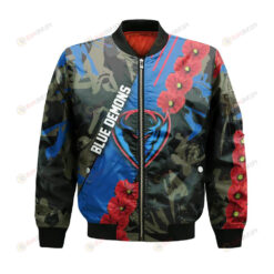 DePaul Blue Demons Bomber Jacket 3D Printed Sport Style Keep Go on