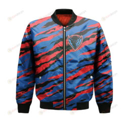 DePaul Blue Demons Bomber Jacket 3D Printed Sport Style Team Logo Pattern