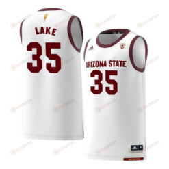 DeQuon Lake 35 Arizona State Sun Devils Retro Basketball Men Jersey - White