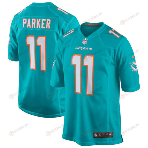 DeVante Parker 11 Miami Dolphins Game Men Jersey - Aqua