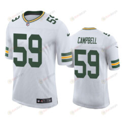 De'Vondre Campbell 59 Green Bay Packers White Vapor Limited Jersey