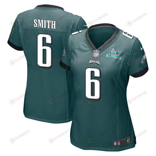 DeVonta Smith 6 Philadelphia Eagles Super Bowl LVII Champions WoMen's Jersey - Midnight Green