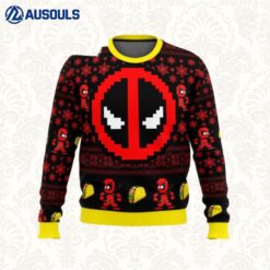 Deadpool Christmas Hoodie Ugly Sweaters For Men Women Unisex