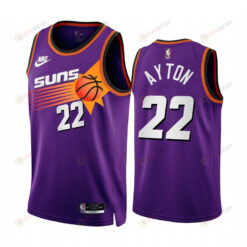 Deandre Ayton 2022-23 Phoenix Suns Purple 22 Classic Edition Jersey - Men Jersey