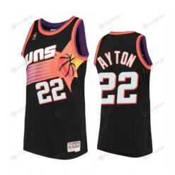 Deandre Ayton 22 Phoenix Suns Hardwood Classics Jersey Black