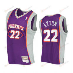 Deandre Ayton 22 Phoenix Suns Hardwood Classics Jersey Purple