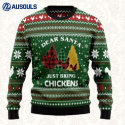 Dear Santa Just Bring Chickens Ugly Sweaters For Men Women Unisex