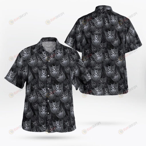 Decepticon Transformer Grey Hawaiian Shirt Trendy For Men