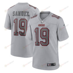 Deebo Samuel 19 San Francisco 49ers Atmosphere Fashion Game Jersey - Gray