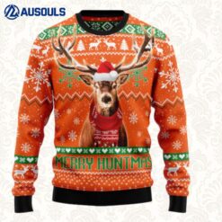 Deer Merry Huntmas Ugly Sweaters For Men Women Unisex