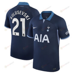 Dejan Kulusevski 21 Tottenham Hotspur 2023/24 Away Men Jersey - Navy