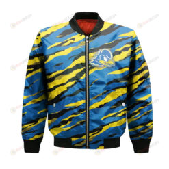 Delaware Blue Hens Bomber Jacket 3D Printed Sport Style Team Logo Pattern