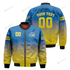 Delaware Blue Hens Fadded Bomber Jacket 3D Printed