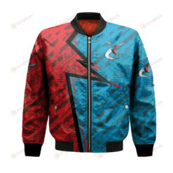 Delaware State Hornets Bomber Jacket 3D Printed Abstract Pattern Sport