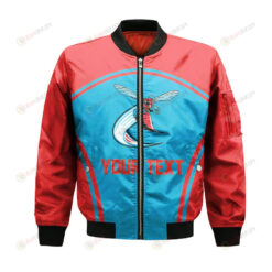 Delaware State Hornets Bomber Jacket 3D Printed Curve Style Sport