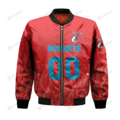 Delaware State Hornets Bomber Jacket 3D Printed Team Logo Custom Text And Number