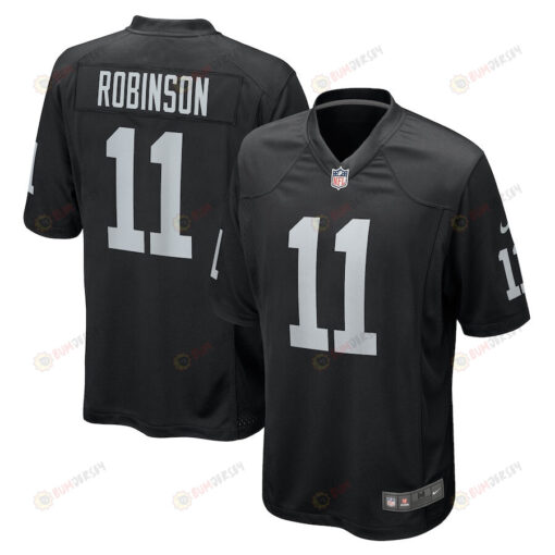 Demarcus Robinson 11 Las Vegas Raiders Game Jersey - Black