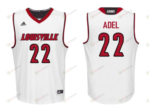 Deng Adel 22 Louisville Cardinals College Basketball Men Jersey - White
