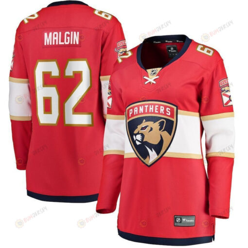 Denis Malgin Florida Panthers Women's Home Breakaway Player Jersey - Red