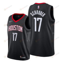 Dennis Schroder 17 Houston Rockets Statement Edition Black Jersey 2022 Trade - Men Jersey