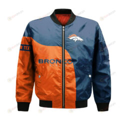Denver Broncos Bomber Jacket 3D Printed Curve Style Custom Text And Number