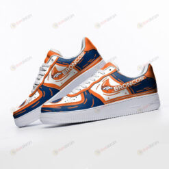 Denver Broncos Comic Cartoon Logo Pattern Air Force 1 Printed