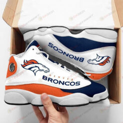 Denver Broncos Dark Blue Air Jordan 13 Sneakers Sport Shoes