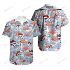 Denver Broncos Flamingo Curved Hawaiian Shirt Summer Vibes