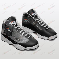 Denver Broncos Grey Air Jordan 13 Sneakers Sport Shoes