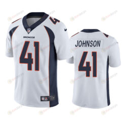 Denver Broncos Jamar Johnson 41 White Vapor Limited Jersey - Men's