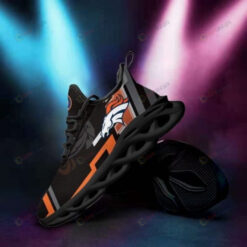 Denver Broncos Logo Black 3D Max Soul Sneaker Shoes