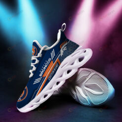 Denver Broncos Logo Custom Name Blue 3D Max Soul Sneaker Shoes