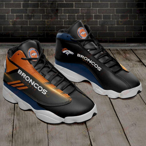 Denver Broncos Pattern Air Jordan 13 Shoes Sneakers