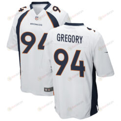 Denver Broncos Randy Gregory 94 Game Jersey - White Jersey