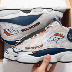 Denver Broncos Team Form Air Jordan 13 Sneakers Sport Shoes