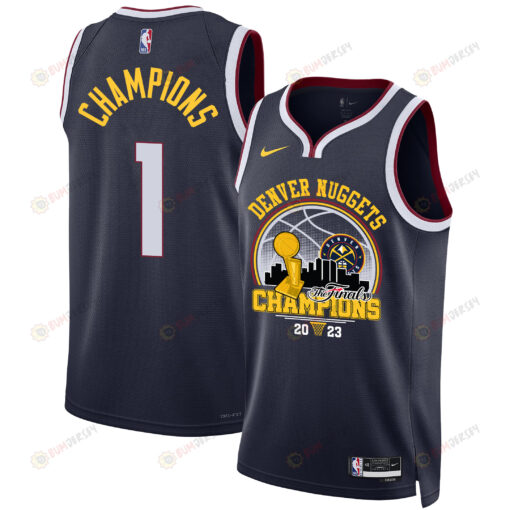 Denver Nuggets 2023 The Final Champions Swingman Jersey Golden Triumph - Black