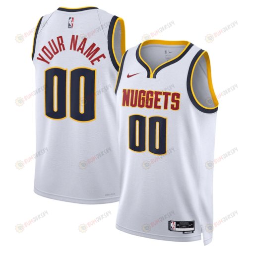 Denver Nuggets Custom 00 Men 2022/23 Swingman Jersey - Association Edition