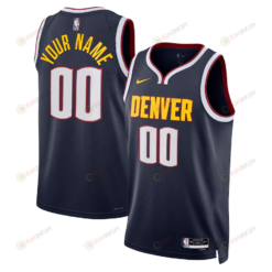 Denver Nuggets Custom 00 Men 2022/23 Swingman Jersey - Icon Edition