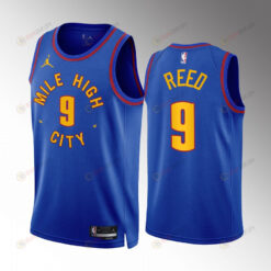 Denver Nuggets Davon Reed 9 2022-23 Statement Edition Blue Jersey Mile High City