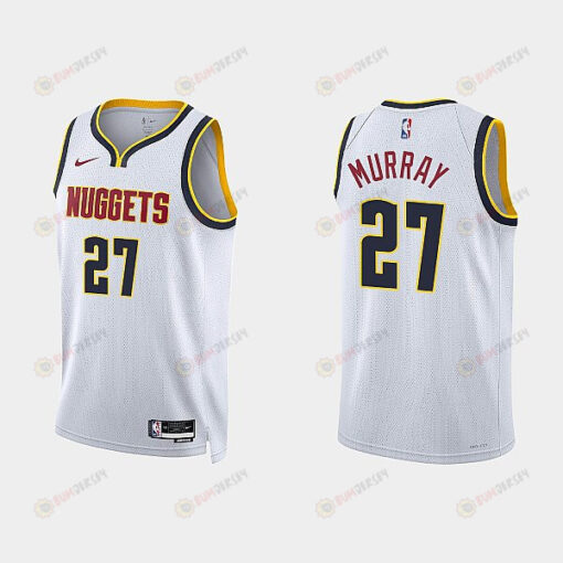 Denver Nuggets Jamal Murray 27 2022-23 Association Edition White Men Jersey Swingman