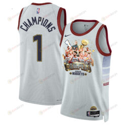 Denver Nuggets Journey To 1st Championship 2023 The Finals Swingman Jersey - White