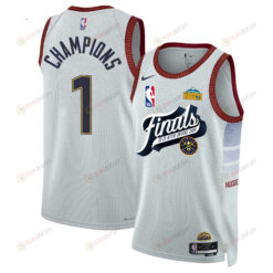 Denver Nuggets Just Build A Future Dynasty 2023 Champions Swingman Jersey - White