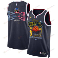 Denver Nuggets Lineup Road To The Final Champions 2023 Swingman Jersey - Black